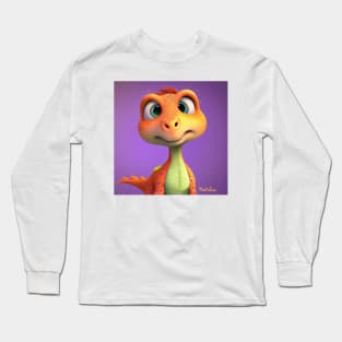 Baby Dinosaur Dino Bambino - Natalie Long Sleeve T-Shirt